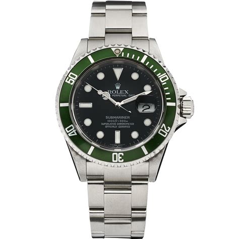 montre rolex submariner verte